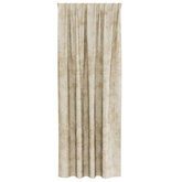 Zasłony z weluru z zasłonami 2 pcs Kremowy 260 x 140 cm Aksamit