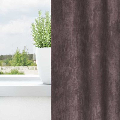 Zasłony z weluru z zasłonami 2 pcs Brązowy 140 x 140 cm Aksamit