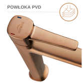 BATERIA UMYWALKOWA WYSOKA GLAMOUR INVENA TREND  MIEDŹ
