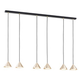 Lampa wisząca ELIT 6 BL GOLD