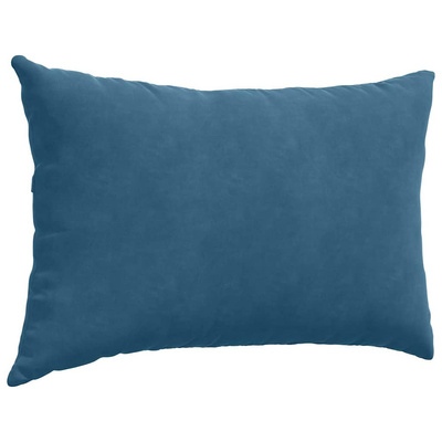Poduszki na sofę 2 pcs Niebieski 60 x 40 cm Tkanina sztruksowa