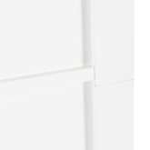 Drzwi przesuwne ORKDAL 83 x 202 cm Lite drewno sosnowe Biały