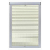 vidaXL Roleta plisowana, kremowa, MK04