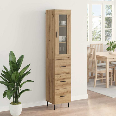 Highboard Dąb rzemieślniczy 34,5 x 34 x 180 cm