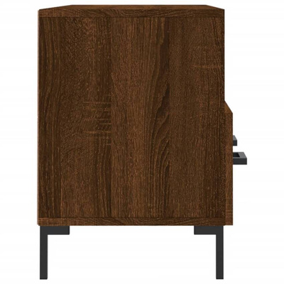 vidaXL Szafka pod TV, brązowy dąb, 102x36x50 cm