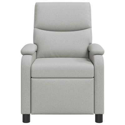 Fotel recliner Szary chmur tkanina