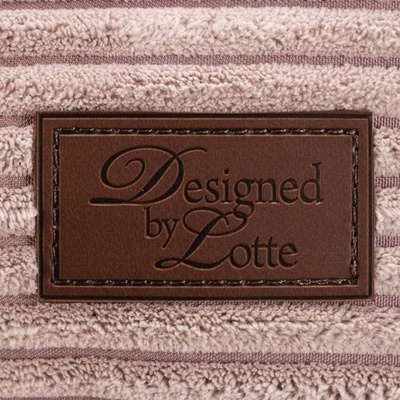 Designed by Lotte Legowisko dla psa, prążkowane, różowe, 65x60x20 cm