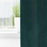 Zasłony zaciemniające 2 pcs Ciemna zieleń 140 x 140 cm Aksamit