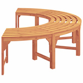 Ławka Drzewna 4 -Seater 210 x 80 x 45 cm Naturalny