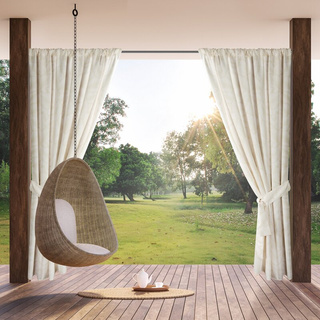 Zasłona Garden biała 155x200