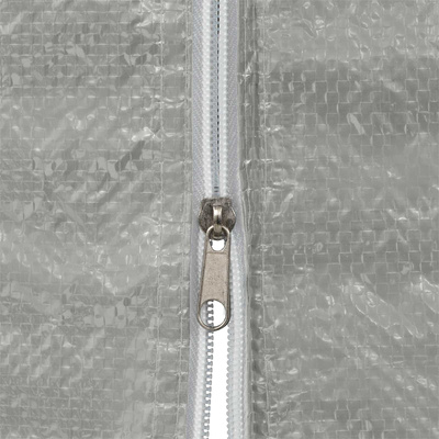 Ściana boczna namiotu na imprezy 2 pcs Jasnoszary 400 x 195 cm