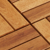 Płytka Tarasowa 10 pcs Brązowy 30 x 30 cm Drewno Akacjowe