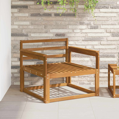 Środkowa sofa ogrodowa naturalny
