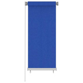 vidaXL Roleta zewnętrzna, 60x140 cm, niebieska, HDPE