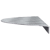 Stopień Półksiężyc 5 pcs Srebrny 60 x 18 x 2,5 cm Aluminium