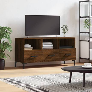 Szafka pod TV, brązowy dąb, 102x36x50 cm vidaXL