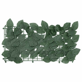 Parawan balkonowy, ciemno zielone liście, 300x100 cm