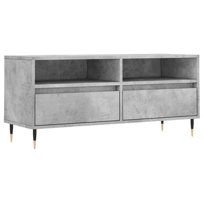 vidaXL Szafka pod TV, szarość betonu, 100x34,5x44,5 cm