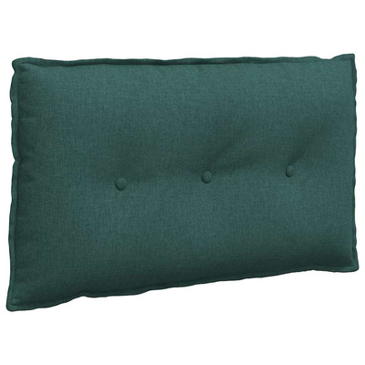 Poduszka na plecy Ciemna zieleń 80 x 19 x 50 cm tkanina