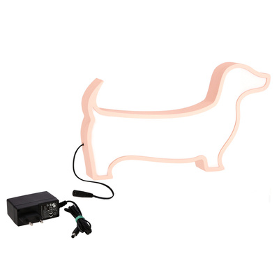DOG LAMPA lampka stołowa LED IQ KIDS rózowy