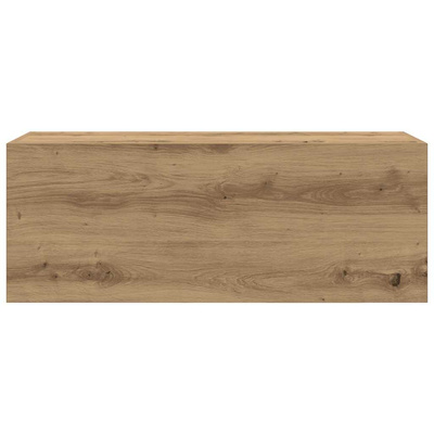 Wisząca szafka łazienkowa, dąb artisan, 80x25x30 cm