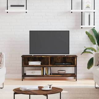 vidaXL Szafka pod TV, przydymiony dąb, 100x35x45 cm