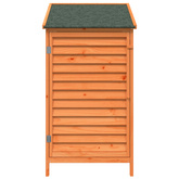 Shed ogrodowy brązowy 59 x 56 x 113,5 cm Drewno Świerkowe