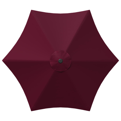 Parasol ogrodowy z podstawą 230 x 230 cm Poliester Prostokątny