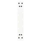 Nogi do stolika kawowego w kształcie litery U 2 szt. Białe 40x(30-31) cm Stal