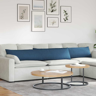 Poduszki na sofę 2 pcs Niebieski 200 x 40 cm tkanina