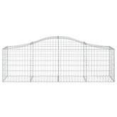 Kosze gabionowe, 18 szt, 200x50x60/80 cm, galwanizowane żelazo