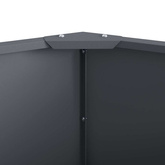 Donica Antracyt 120 x 120 x 35 cm Stal