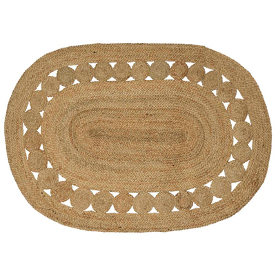 Dywany pokojowe naturalny 100 x 152 cm Juta