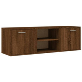 vidaXL Szafka pod TV, brązowy dąb, 120x34x37 cm