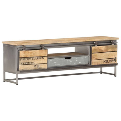 vidaXL Szafka pod TV, 120x30x40 cm, lite drewno mango