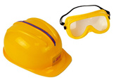 Zestaw Narzędzi Piła Zielona Na Baterie Kask Rękawice i Okulary ochronne