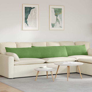 Poduszki na sofę 2 pcs jasnozielony 200 x 40 cm