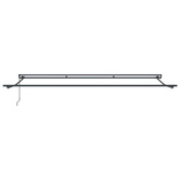 Rama markizy Z regulacją Antracyt 5 x 3 m Stal