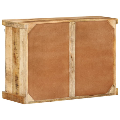 vidaXL Szafka, 80x30x55 cm, lite surowe drewno mango