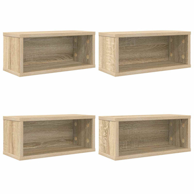 Stojak na płyty CD 4 szt. dąb Sonoma 40 x 17 x 17 cm