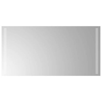 vidaXL Lustro łazienkowe z LED, 80x40 cm