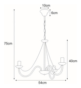 Lampa wisząca KZ-3990 z serii BARTEZ