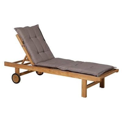 Madison Poduszka na leżak Basic, 200 x 60 cm, kolor taupe
