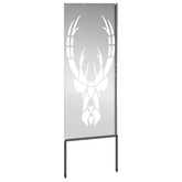 Ekran zapewniający prywatność w ogrodzie Srebrny 50 x 140 cm