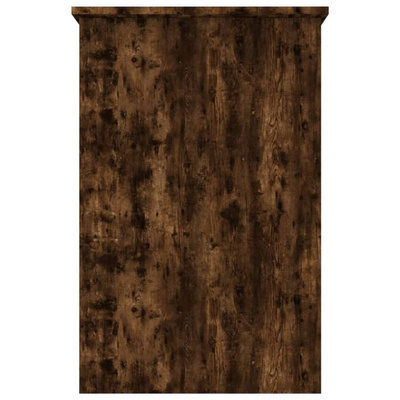 vidaXL Biurko, przydymiony dąb, 100x50x76 cm, materiał drewnopochodny model standard