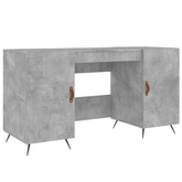 vidaXL Biurko, szarość betonu, 140x50x75 cm, materiał drewnopochodny model standard