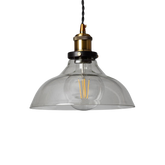 Lampa Wisząca Szklana Retro 25cm E27 Abruzzo Hinti