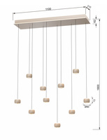 Lampa wisząca QUIBERON 7039-1013