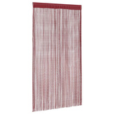 Zasłony sznurkowe, 2 sztuki, 140 x 250 cm, burgundowe