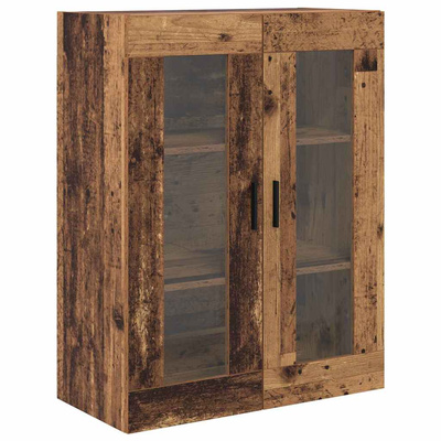 Highboard 2 szt. Stare drewno 69,5 x 34 x 180 cm